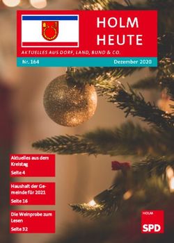 Aktuelles aus dem Kreistag Haushalt der Ge- meinde für 2021 Die Weinprobe zum Lesen