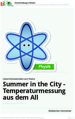 Summer in the City - Temperaturmessung aus dem All