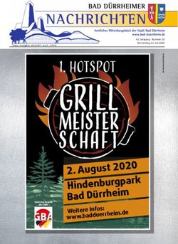 HOtspot - August 2020 Hindenburgpark Bad D&uuml;rrheim www.badduerrheim.de - Stadt Bad D&uuml;rrheim