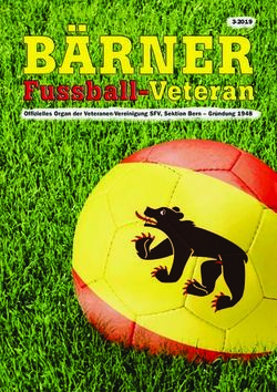 3-2019 Veteranen-Vereinigung des SFV