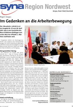 Im Gedenken an die Arbeiterbewegung - Region Aargau - Syna - die Gewerkschaft