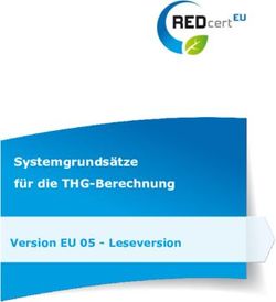 Systemgrunds&auml;tze f&uuml;r die THG-Berechnung Version EU 05 - Leseversion - REDcert
