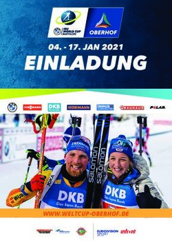 EINLADUNG 04 - JAN 2021 - Weltcup Oberhof
