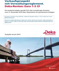 Verkaufsprospekt mit Verwaltungsreglement. Deka-Renten: Euro 1-3 CF