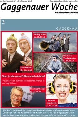 Jahrgang Nr. 3/2018 18. Januar 2018 - Stadt Gaggenau