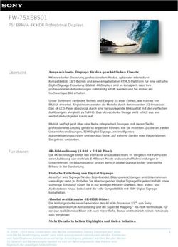 FW-75XE8501 75" BRAVIA 4K HDR Professional Displays - pro.sony