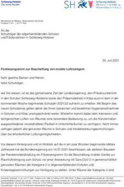 An die Schultr&auml;ger der allgemeinbildenden Schulen und F&ouml;rderzentren in Schleswig-Holstein
