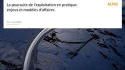 La poursuite de l'exploitation en pratique: enjeux et mod&egrave;les d'affaires - Paris, 15.03.2018