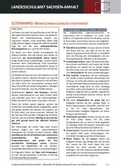 LANDESSCHULAMT SACHSEN-ANHALT - ELTERNINFO: WENN LERNEN ZUHAUSE STATTFINDET - sek-Landsberg.de