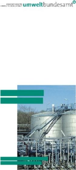 Flüchtige Organische Verbindungen (VOC) - Mineralölindustrie, petrochemische und Kunststoff verarbeitende Industrie - Human ...