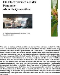 Ein Fluchtversuch aus der Pandemie: Ab in die Quarant&auml;ne