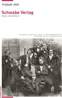 Schwabe Verlag Fr&uuml;hjahr 2018 - BASEL UND BERLIN
