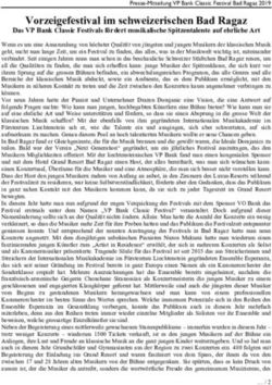 Vorzeigefestival im schweizerischen Bad Ragaz