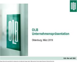 OLB Unternehmenspräsentation - Oldenburg, März 2019