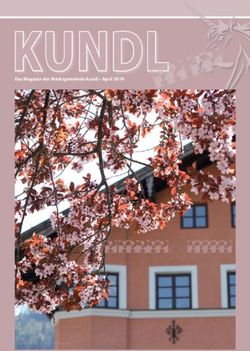 KUNDL Das Magazin der Marktgemeinde Kundl April 2019 - Land Tirol