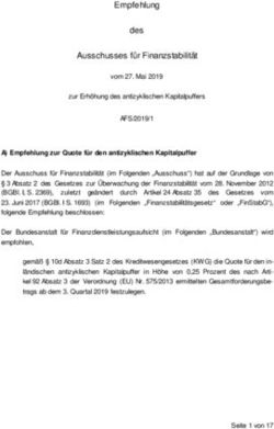 Empfehlung des Ausschusses f&uuml;r Finanzstabilit&auml;t