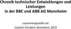 Chronik technischer Entwicklungen und Leistungen in der BBC und ABB AG Mannheim - zusammengestellt von Joachim Schubert, Mannheim, 2019