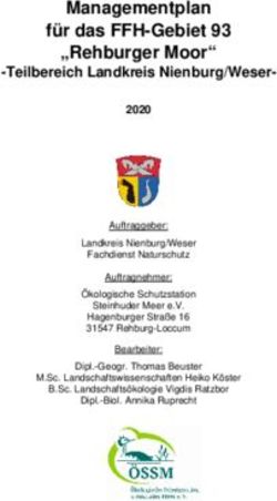 Managementplan für das FFH-Gebiet 93 "Rehburger Moor"