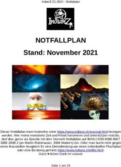 NOTFALLPLAN Stand: November 2021 - IndianZ