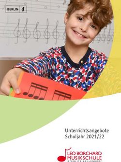 Unterrichtsangebote Schuljahr 2021/22