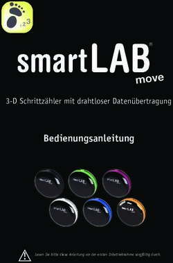 Bedienungsanleitung 3-D Schrittzähler mit drahtloser Datenübertragung - Lesen Sie bitte diese Anleitung vor der ersten Inbetriebnahme sorgfältig ...