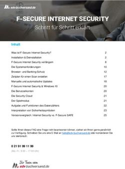 F-SECURE INTERNET SECURITY - Schritt für Schritt erklärt