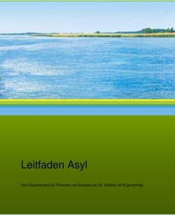 Leitfaden Asyl - Sozialamt des Kantons Thurgau