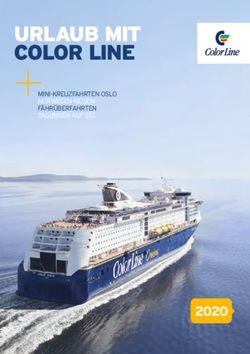 URLAUB MIT COLOR LINE 2020