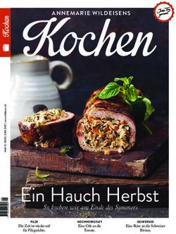 Ein Hauch Herbst So kochen wir am Ende des Sommers - ANNEMARIE WILDEISENS