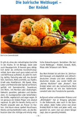 Die bairische Weltkugel - Der Kn&ouml;del - Osterglocke Bogen