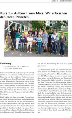 Kurs 1 - Aufbruch zum Mars: Wir erforschen den roten Planeten