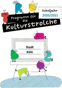 Stadt K&ouml;ln 2020/2021 - Kulturstrolche