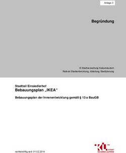 Begr&uuml;ndung - Bebauungsplan "IKEA" Stadtteil Einsiedlerhof - Stadt Kaiserslautern