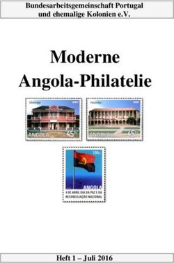 Moderne Angola-Philatelie - Bundesarbeitsgemeinschaft Portugal und ehemalige Kolonien e.V - Heft 1 - Juli 2016