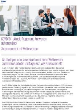 COVID-19 - aktuelle Fragen und Antworten auf einen Blick - KPMG Law