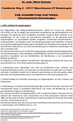 EINE AUSARBEITUNG ZUM THEMA: Dr. med. Albert Scheuer Frankfurter Weg 2 - 35117 M&uuml;nchhausen OT Niederasphe