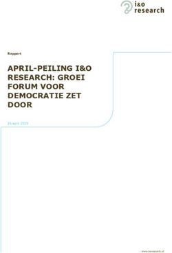 APRIL-PEILING I&O RESEARCH: GROEI FORUM VOOR DEMOCRATIE ZET DOOR