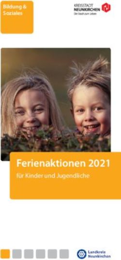 Ferienaktionen 2021 Für Kinder Und Jugendliche Bildung And Soziales