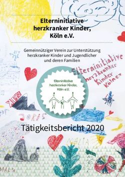 T&auml;tigkeitsbericht 2020 - Elterninitiative herzkranker Kinder, K&ouml;ln e.V. Gemeinn&uuml;tziger Verein zur Unterst&uuml;tzung - Elterninitiative herzkranker ...
