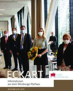 ECKART Informationen aus dem W&uuml;rzburger Rathaus - AUSGABE JUNI 2020 - Informationen aus dem W&uuml;rzburger Rathaus