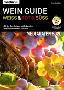 WEIN GUIDE WEISS & ROT & SÜSS - MEDIADATEN 2020 - Medianet