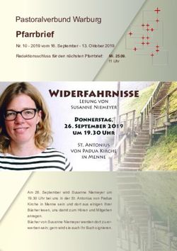 Pfarrbrief Pastoralverbund Warburg