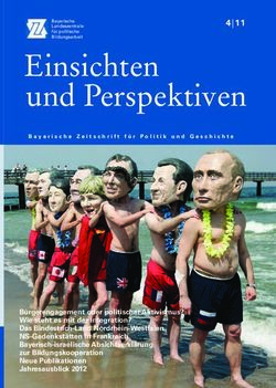 Einsichten und Perspektiven - Bayerisches Staatsministerium ...