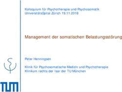 Management der somatischen Belastungsst&ouml;rung - Kolloquium f&uuml;r Psychotherapie und Psychosomatik Universit&auml;tsSpital Z&uuml;rich 19.11.2018 - Peter Henningsen