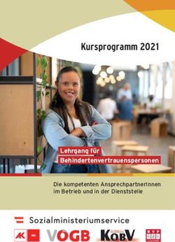 Kursprogramm 202 Lehrgang f&uuml;r Behindertenvertrauenspersonen - Die kompetenten AnsprechpartnerInnen im Betrieb und in der Dienststelle - KOBV