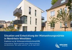 Situation und Entwicklung der Mietwohnungsmärkte in Nordrhein-Westfalen - Ergebnisse aus der Wohnungsmarktbeobachtung NRW