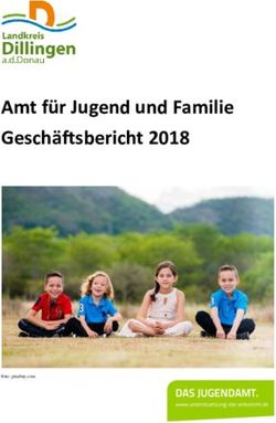 Amt für Jugend und Familie Geschäftsbericht 2018