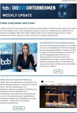 Liebe Leserinnen und Leser, Bundesverband Deutscher ...