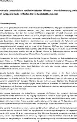 Globale Umweltrisiken herbizidresistenter Pflanzen - Verschlimmerung auch in Europa durch die Hintert&uuml;r des Freihandelsabkommens?