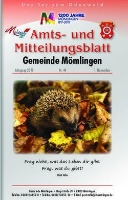 Amts- und Mitteilungsblatt - Gemeinde M&ouml;mlingen - Gemeinde M&ouml;mlingen